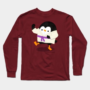 Karate Penguin Long Sleeve T-Shirt